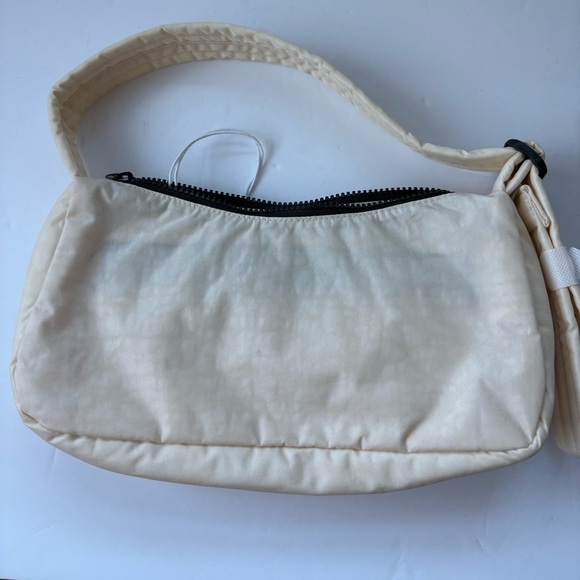 NWT BAGGU Cargo Nylon Shoulder Bag - Ivory - Picture 9 of 13